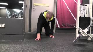 ATF: Finger tips clapping push-ups.