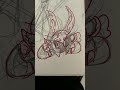 Speed drawing of Morpho Knight