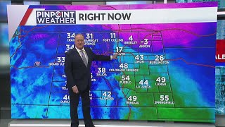 Temps drop 30 degrees in minutes at Denver airport