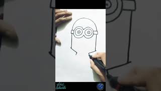 How To Draw Minion 🔥 #shorts