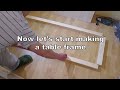 how to build a table with foldable legs using household tools