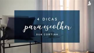 #DicaSantista: 4 dicas para escolher sua cortina