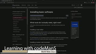 Learn HTML | MDN Web Docs_ : Installing Basic Software