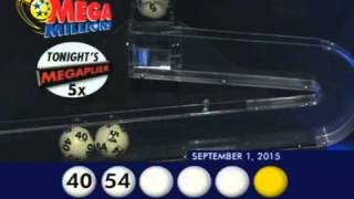2015 09 01 Mega Millions Numbers and draw results