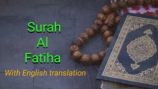 Surah 1 Al-Fatiha Arabic and English Translation with meaning || سورة الفاتحة || #MuslimHabits
