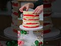 Candy Cane Cake  #cake