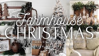 Create a Cozy Farmhouse Christmas: Inspiring Decor Ideas for a Warm \u0026 Festive Holiday Look! 🎄✨