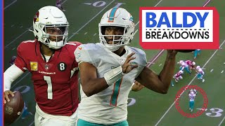 Breaking Down Tua Tagovailoa vs. Kyler Murray QB Duel | Baldy Breakdowns
