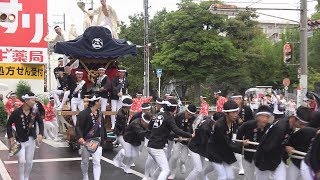 令和元年7月13日平野区正覚寺だんじり祭　午後曳行