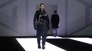 Fabio Mancini walks for Emporio Armani Menswear 2017