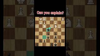 Can You Explain? #chess #brilliantmove #magnuscarlsen #MikhailTal #shorts