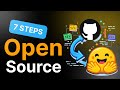 How to contribute to Open Source - 7 EASY steps 🤗