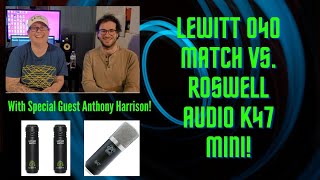 Lewitt 040 Match Pair vs. Roswell Audio K47 Mini - Drum Overhead Demo