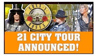 Guns N' Roses 2016 Reunion News  21 City Not In This Lifetime Tour Announced & Axl To Front AC:DC?