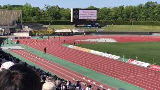 2017 布勢スプリント 女子 100m 決勝