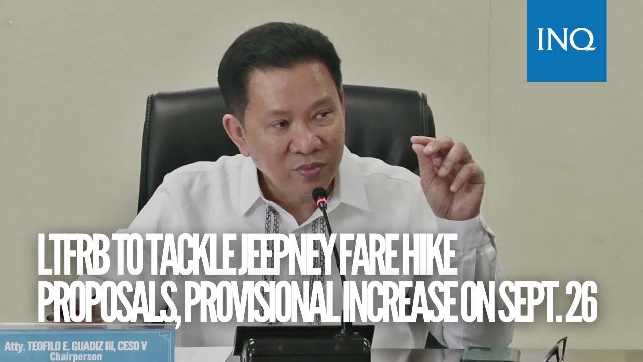 LTFRB To Tackle Jeepney Fare Hike Proposals, Provisional Increase On ...