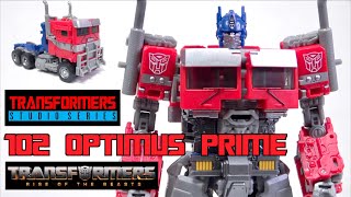 Buzzworthy Bumblebee Studio Series SS-102 Optimus Prime wotafa's Transformers review