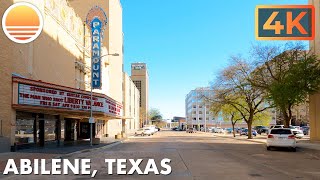 Abilene, Texas! An UltraHD real time driving tour.