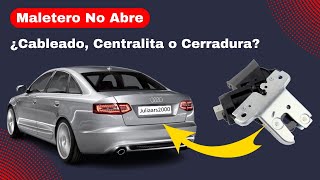 Maletero No Abre  Audi A6. Solucionado. Válido para A3, A4, A8, Q2 ,Q3, Q5, Q7