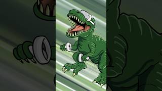 Dinosaur plays gorilla tag (audio: @videogamedunkey) #gorillatag #animation