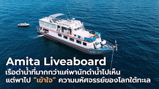 Amita Liveaboard เรือดำน้ำที่มากกว่าแค่พานักดำน้ำไปเห็น แต่พาไป \