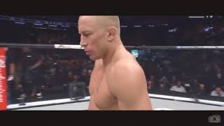 George st Pierre vs Michael bisping ufc Highlights