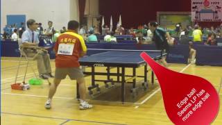 Top LP Penhold Player, FH TPB Attack Style, Mr. Chen Taiwan TT