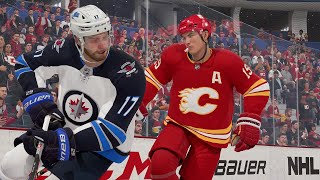 Calgary Flames vs Winnipeg Jets - NHL Today 2/21/2022 Full Game Highlights - (NHL 22 Sim)