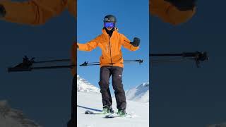 How to Carve on Skis Without Dumping the Hip | #shorts
