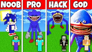 Minecraft Battle Noob Vs Pro Vs Hacker Vs God Shin Sonic House Build