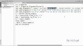 The argparse Module in Python