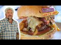 Guy Fieri Visits the ULTIMATE Burger Joint in Cali | Diners, Drive-Ins and Dives | Food Network