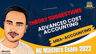 MBA Accounting suggestions II Advanced Cost Accounting II Masters final exam 2022