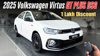 2025 Volkswagen Virtus GT Plus DSG Full Review ✅ Offer \u0026 Discount ❤️ Price \u0026 Features 😍 Virtus