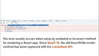 Uncaught TypeError: react_dom__WEBPACK_IMPORTED_MODULE_1__.render is not a function