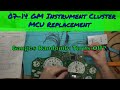 Instrument Cluster Microcontroller  repair with Jtag: GM cluster randomly shutting off