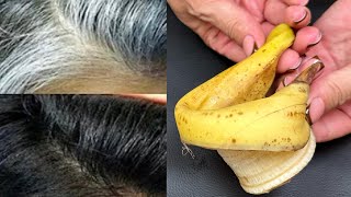 Grandmother's gray hair began to turn black. Her hair looks like it did when she was younger