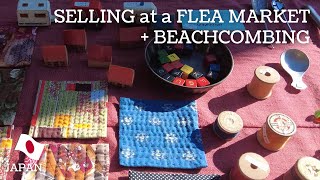 Selling at a Flea market in Japan | Beachcombing | Vlog 81