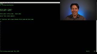Learn PHP Lesson 01.3 - String Concatenation