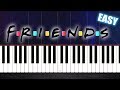 FRIENDS THEME - EASY Piano Tutorial by PlutaX