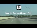 State route 8 north from Akron, OH