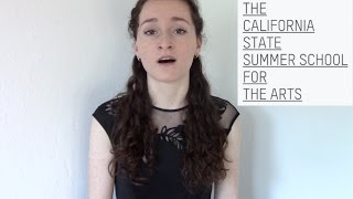 [Accepted] CSSSA Audition Summer 2017 - Tamlyn Schafer
