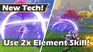 [Not Working Anymore] Keqing NEW TECH! 2X Element Skill w/Animation Cancel! - Genshin Impact