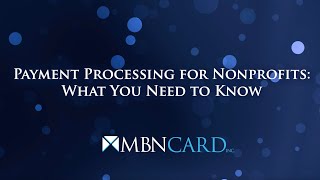 Payment Processing for Nonprofits