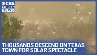 Hill Country town transformed by Texas Eclipse Festival