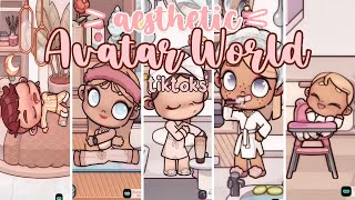 🍬45 minutes of Aesthetic Avatar World (routines, roleplay, cooking etc.)| Avatar World TikToks