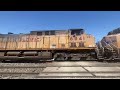 up 7606 intermodal train going west to los angeles ca on the yuma subdivision at redlands