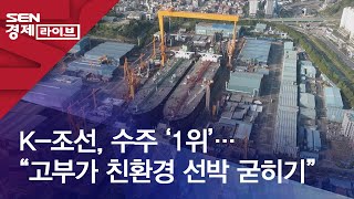 K-조선, 수주 ‘1위’…“고부가 친환경 선박 굳히기”