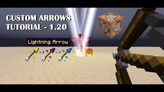 How To Create CUSTOM Arrows - Minecraft Command Block Tutorial [1.20]