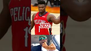 Zion Williamson Over The Years